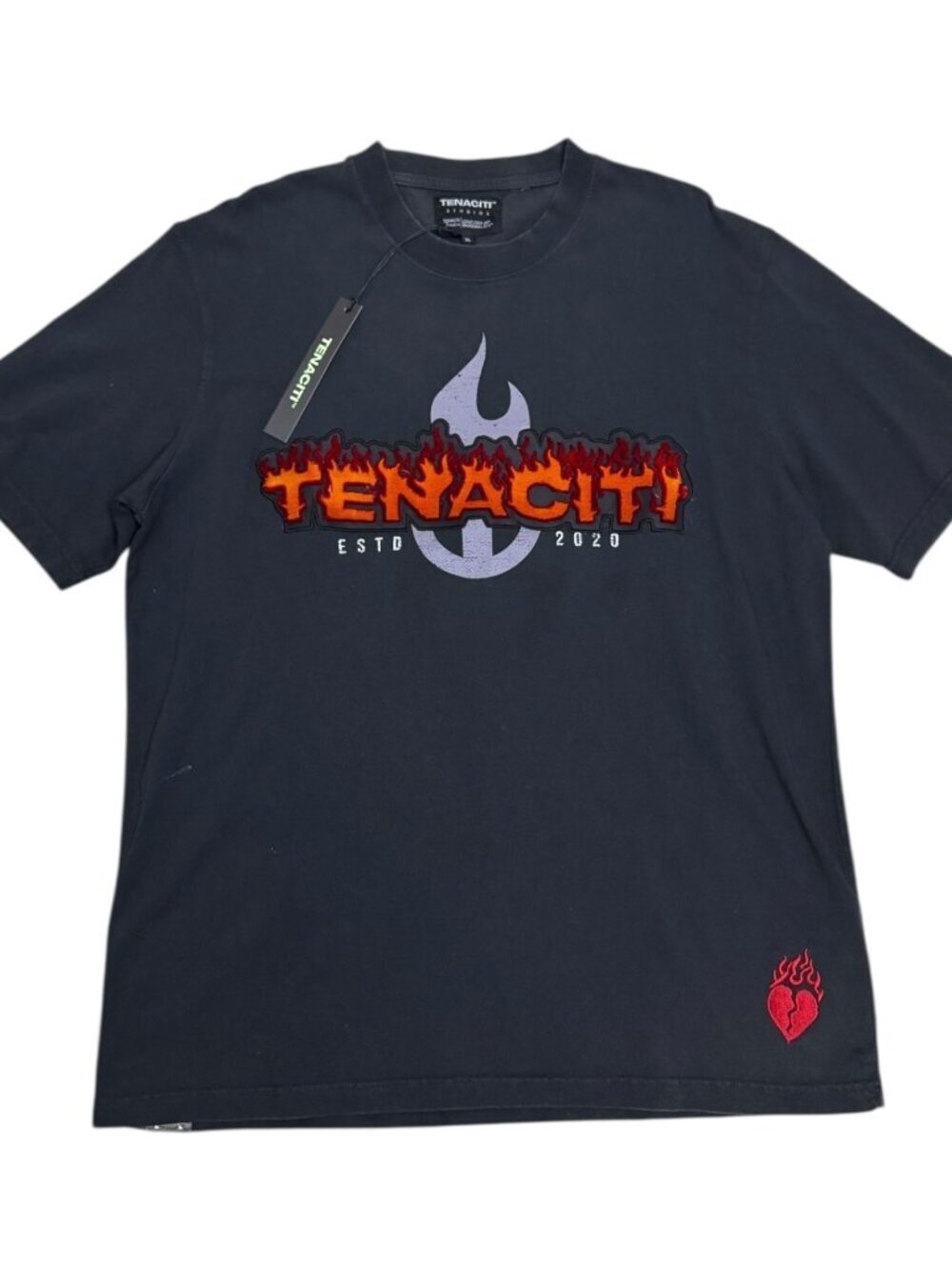 TENACTITI Wolfe Gang Luxury Streetwear Heavyweight Tee Shirt Mens XL - NWT